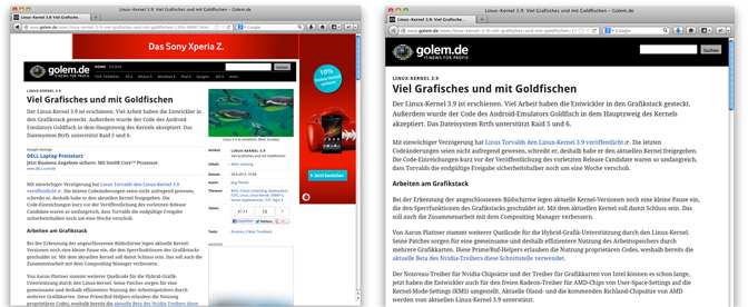 golem.de redesigned